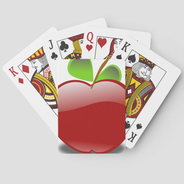 BARAJA DE CARTAS APPLE ROJO (Reverso)
