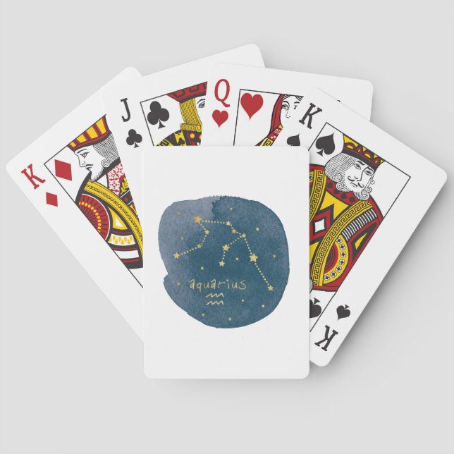 Baraja De Cartas Aquarius (Reverso)