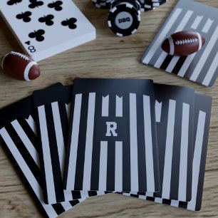 Baraja De Cartas Árbitro de fútbol americano tira tarjetas de juego