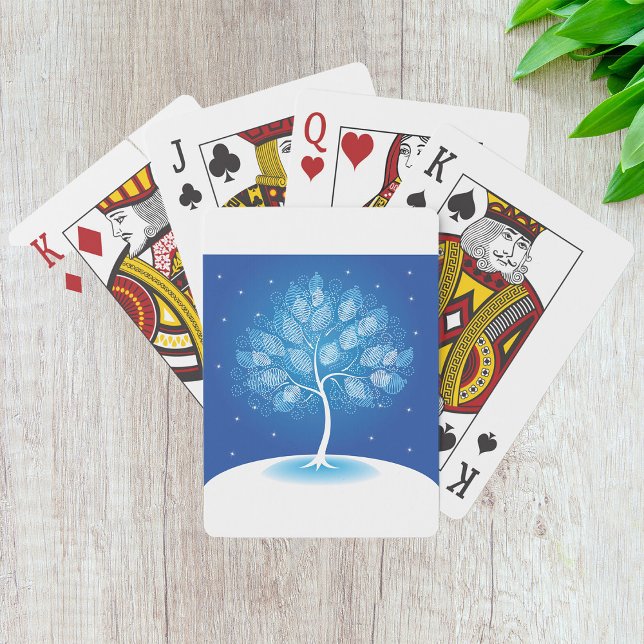 Baraja De Cartas Árbol blanco en la nieve (Subido por el creador)