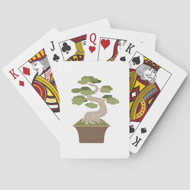 Baraja De Cartas Árbol bonsai (Reverso)