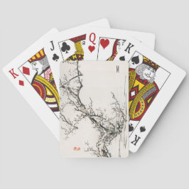 Baraja De Cartas Árbol de Asia ventilado personalizado