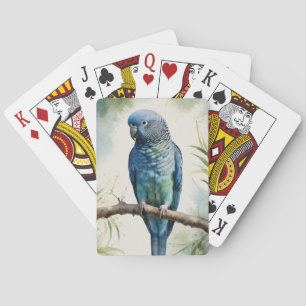 Baraja De Cartas Árbol de eucalipto azul acuarela