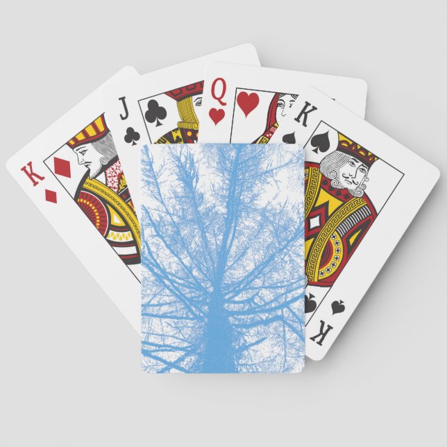 BARAJA DE CARTAS ÁRBOL DE INVIERNO (Reverso)