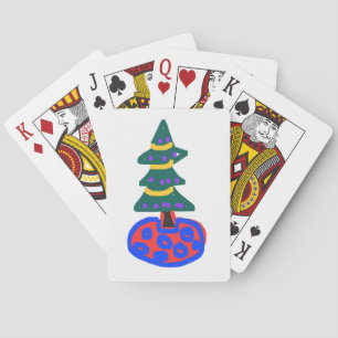 Baraja De Cartas Árbol de Navidad