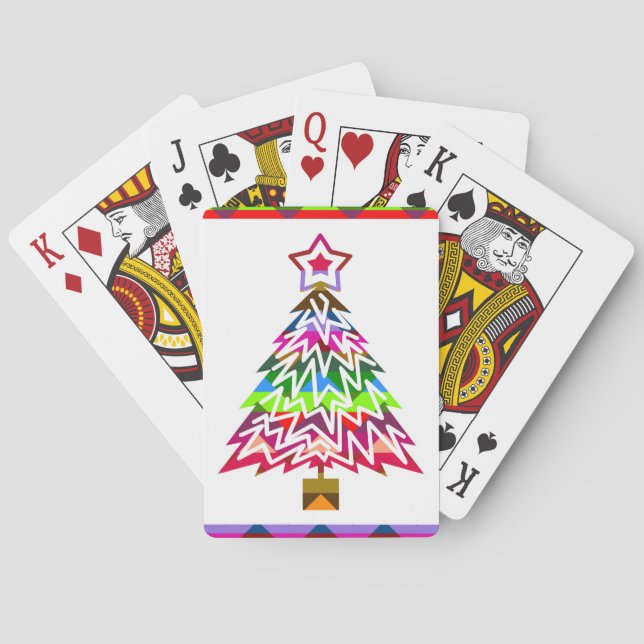 Baraja De Cartas Árbol de Navidad (Reverso)