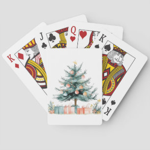 Baraja De Cartas árbol de Navidad
