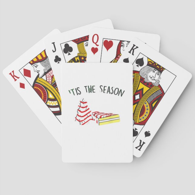 Baraja De Cartas Árbol de Navidad de temporada (Reverso)