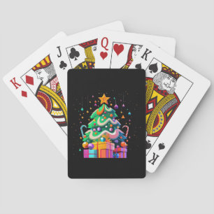 Baraja De Cartas Árbol de Navidad Magia Radiante