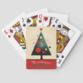 Baraja De Cartas Árbol de Navidad personalizable