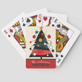 Baraja De Cartas Árbol de Navidad personalizable