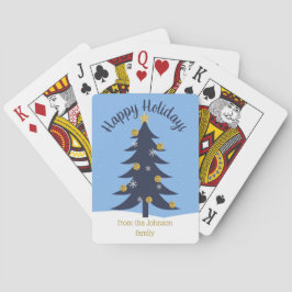 Baraja De Cartas Árbol de Navidad personalizado