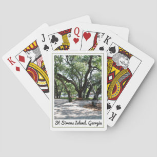 Baraja De Cartas Árbol de roble de avispón de St Simons GA