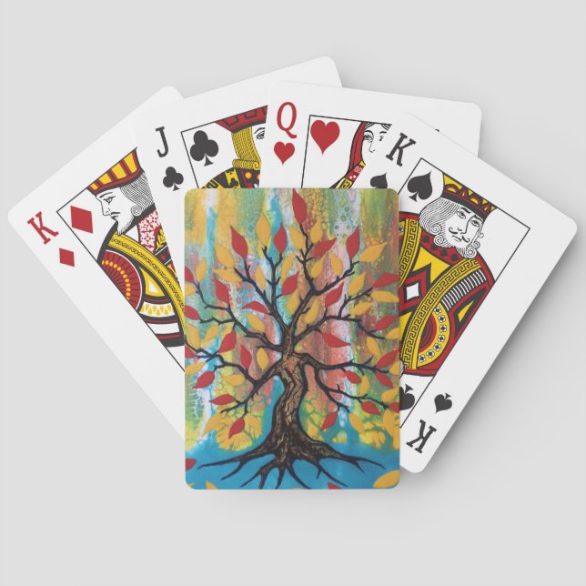 Baraja De Cartas Árbol de vida (Reverso)