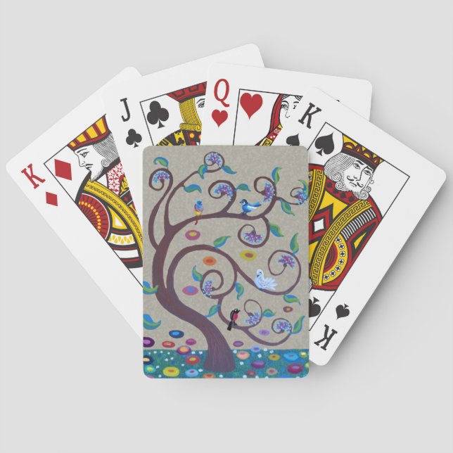 Baraja De Cartas Árbol de vida (Reverso)