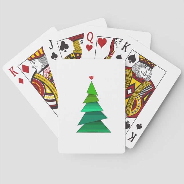 Baraja De Cartas Árbol del corazón (Reverso)