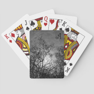 Baraja De Cartas Árbol gótico monograma místico