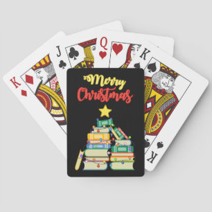 Baraja De Cartas Árbol navideño galáctico II