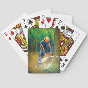 Baraja De Cartas Árbol Surgeon Arborismo navidad presente Cumpleaño