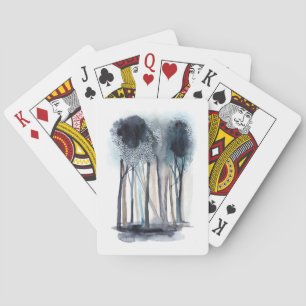 Baraja De Cartas Árboles abstractos tranquilos