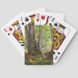 Baraja De Cartas Árboles de haya en el bosque (bosques) (Paul Ranso