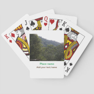 Baraja De Cartas Árboles de selva selva bocas viajes agregar nombre