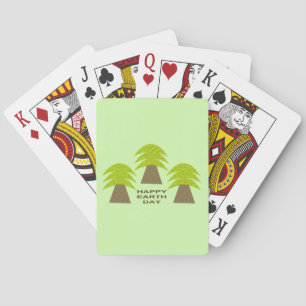 Baraja De Cartas Árboles del Día de la Tierra