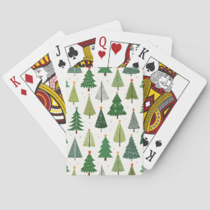 Baraja De Cartas Árboles retro