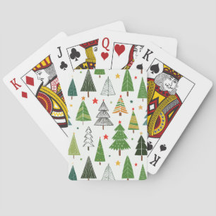 Baraja De Cartas Árboles retro
