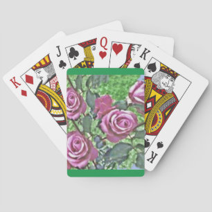 Baraja De Cartas Arbusto de rosa lavanda