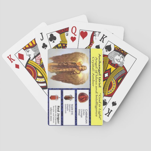 Baraja De Cartas Archangel Uriel (Reverso)