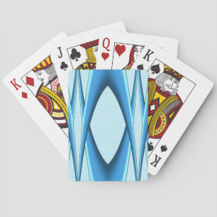 Baraja De Cartas Arco azul futurista