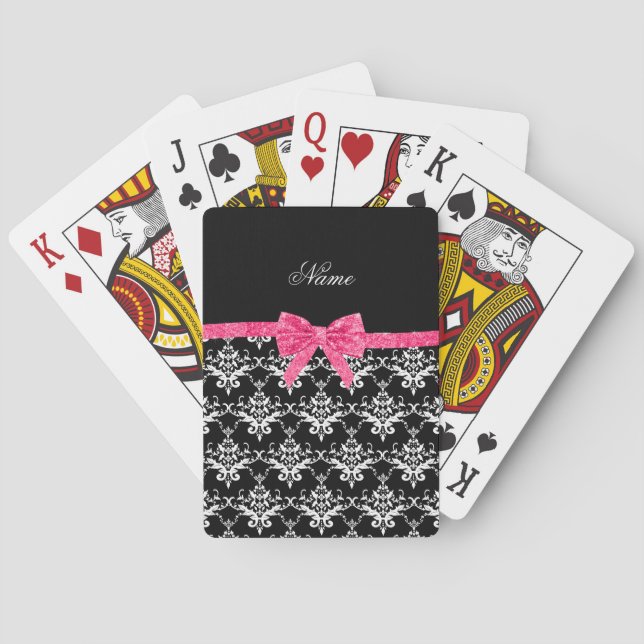 Baraja De Cartas Arco blanco negro conocido de encargo del (Reverso)