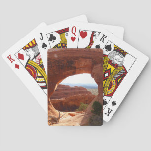 Baraja De Cartas Arco de partición I en el Parque Nacional Arches
