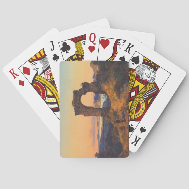 Baraja De Cartas Arco de Roland (por Andreas Achenbach) (Reverso)