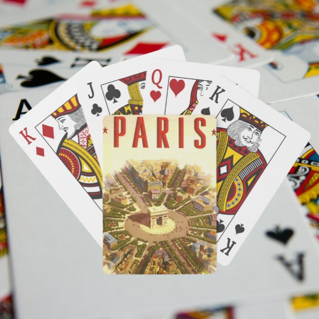 Baraja De Cartas Arco de Triunfo Vintage, París, Francia (Subido por el creador)