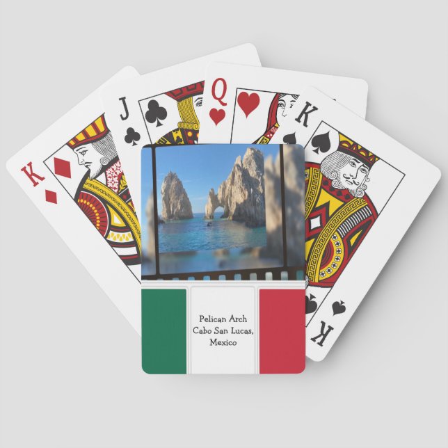 Baraja De Cartas Arco Pelicano, Cabo San Lucas (Reverso)