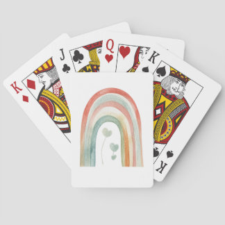 Baraja De Cartas Arcoíris acuarela boho
