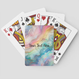 Baraja De Cartas Arcoíris y burbujas