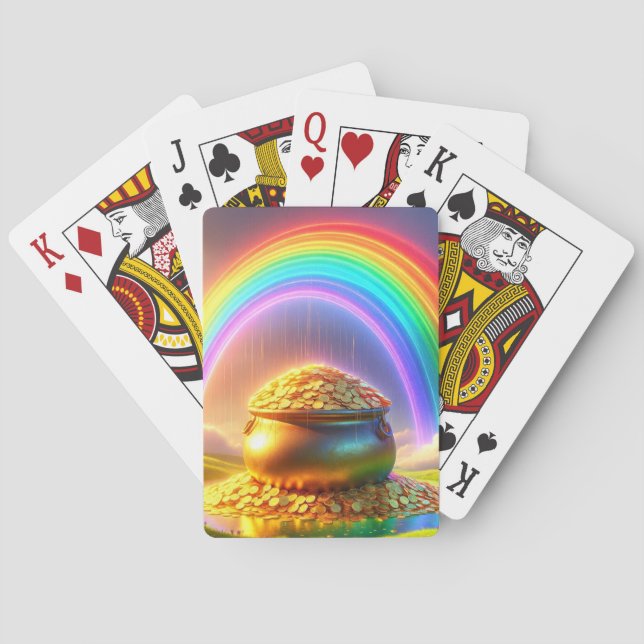 Baraja De Cartas Arcoiris y tesoro (Reverso)
