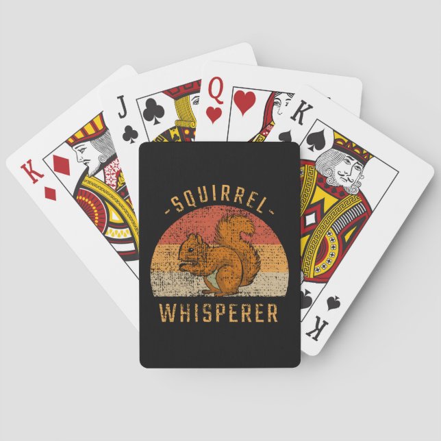 Baraja De Cartas Ardilla - Whisperer de ardilla (Reverso)