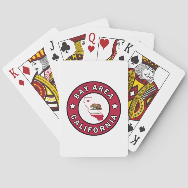 Baraja De Cartas Área de la Bahía de California (Reverso)