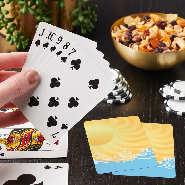 Baraja De Cartas Arena Amarilla Y Océano (Subido por el creador)