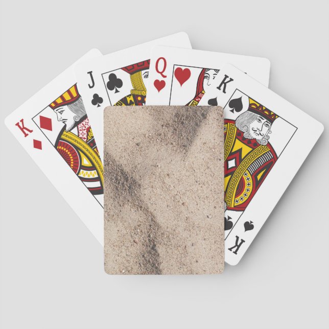 Baraja De Cartas Arena playa (Reverso)