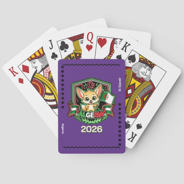 Baraja De Cartas Argelia Niños (Reverso)