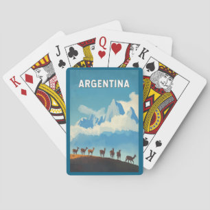 Baraja De Cartas Argentina Ilustracion Viaje de arte