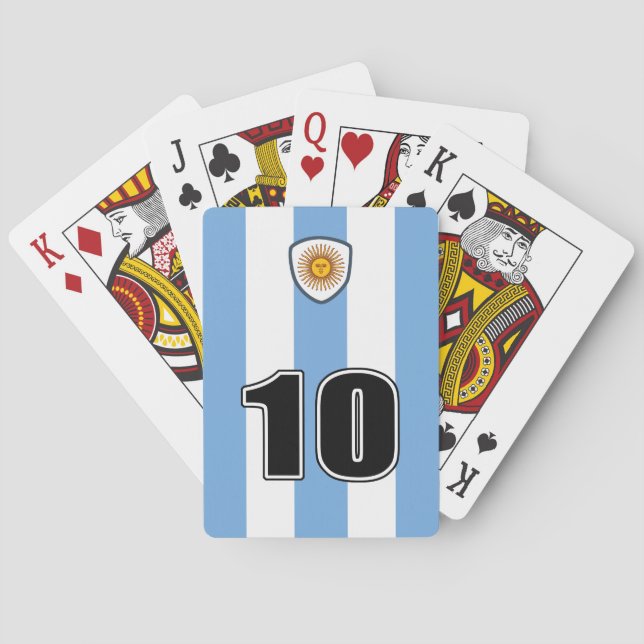 Baraja De Cartas Argentina soccer (Reverso)