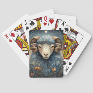 Baraja De Cartas Aries Carnero Zodíaco Astrología Celestial Cumplea