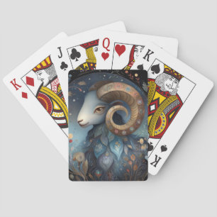 Baraja De Cartas Aries Carnero Zodíaco Astrología Cumpleaños Místic