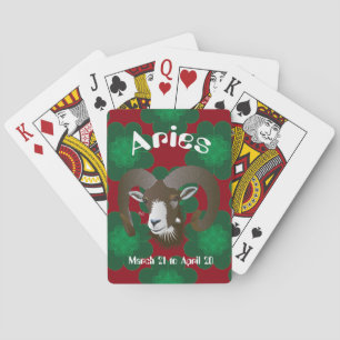 Baraja De Cartas Aries March 21 to el abril 20 playing cards